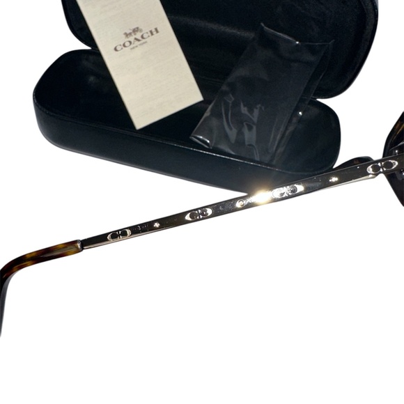 Coach Metal Open Frame Sunglasses - Picture 6 of 6